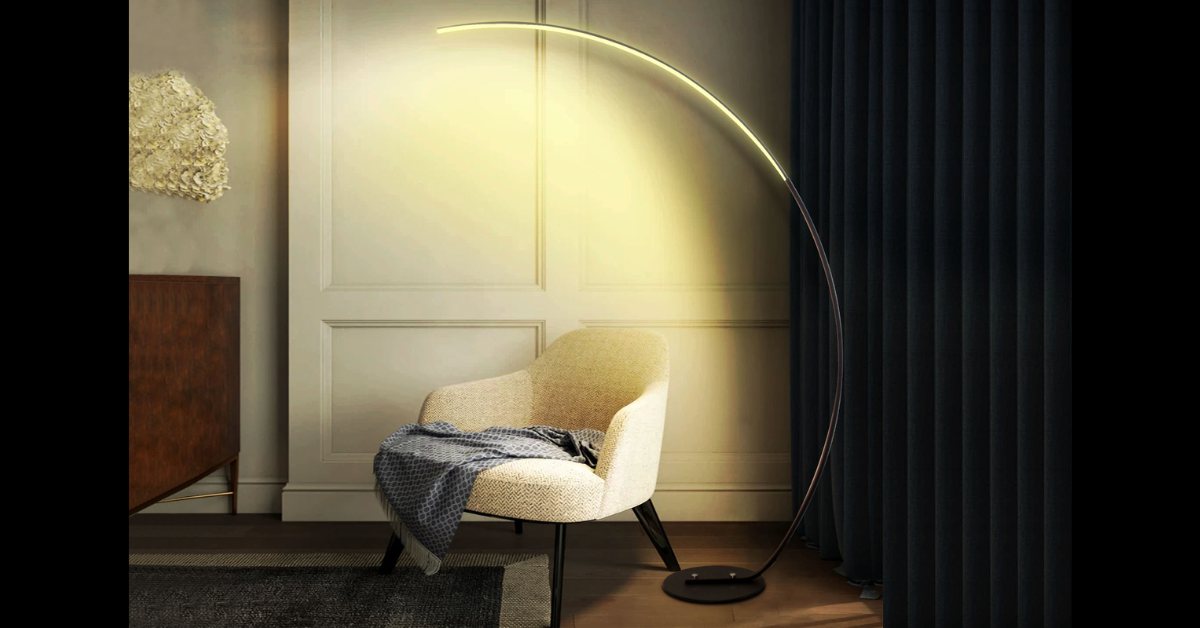 RGBW Modern Curve Floor Lamp